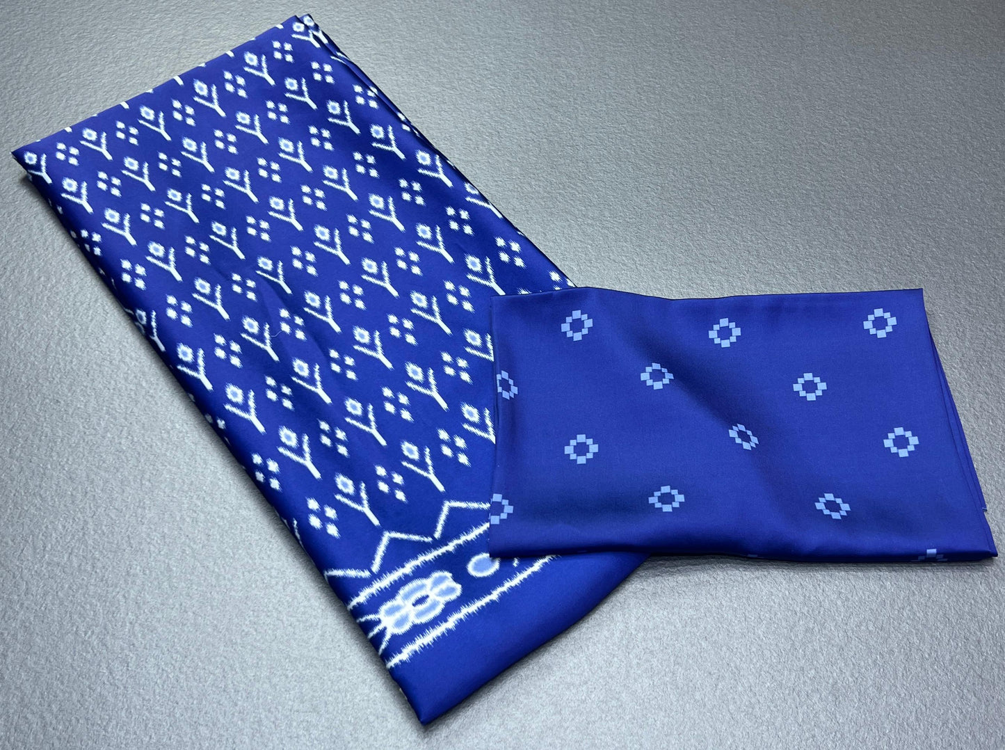 Ikat design Digital Printed Original Japan Satin (Devsena satin)