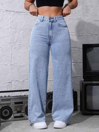 Retro High-Rise 4-Pocket Baggy Jeans