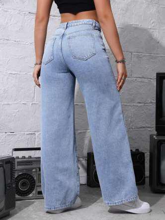 Retro High-Rise 4-Pocket Baggy Jeans