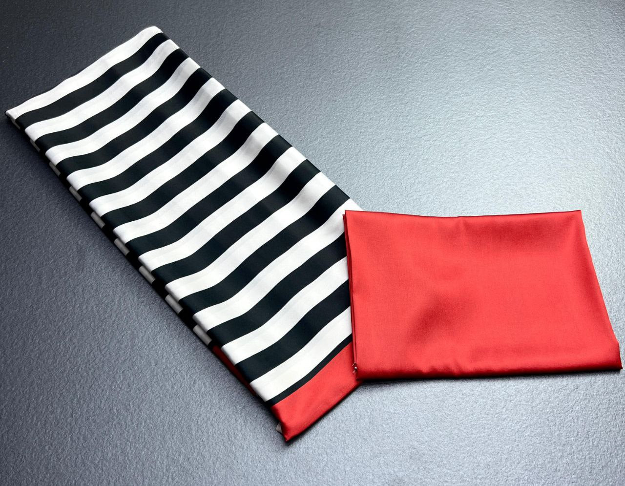 Black and White Lining saree